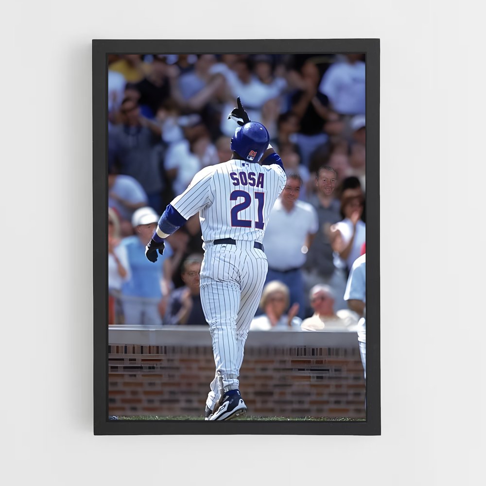 Poster Sammy sosa rempli – affiche Baseball (vue 2)
